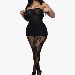 Elegant Black Lace dress